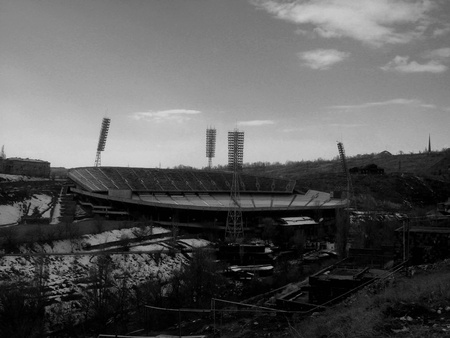 Hrazdan Stadium Yerevan - stadium, architecture, modern