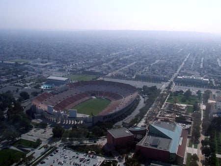 Los Angeles Memorial Coliseum - stadium, architecture, modern