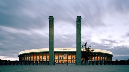 Olympian Stadium - architecture, modern, stadium