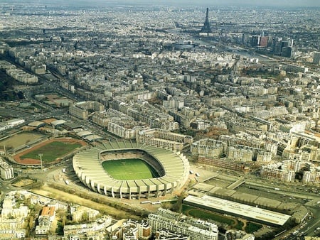 Parc des Princes - architecture, stadium, modern