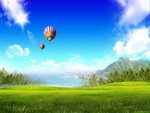 stock photo flying balloons