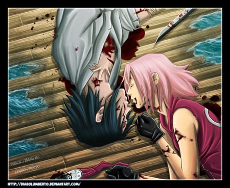 Kill and Love - anime, sasuke, sakura, naruto