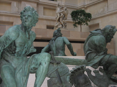 Martin Desjardins Captives  - louvre, art, paris, statue