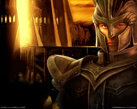 The Guard - guard, game, brave, warrior, alone, giuld wars, hero, action, adventure, video game, wallpaper