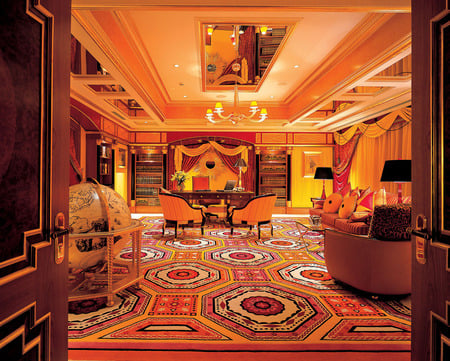 The Royal Suite - luxury, 7 star, bedroom, suite, royal suite, dubai, uae, burj al arab, hotel, lounge