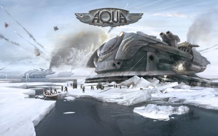 Aqua - aqua, xbla, stylish, steampunk, action, shooter, warfare, naval