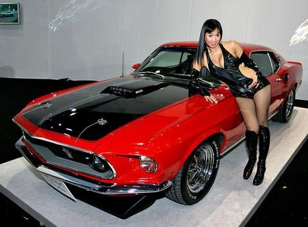 Mustang - mustang, girl