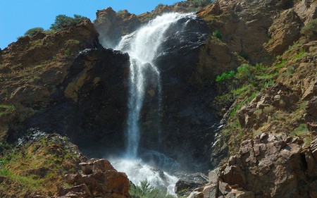 Waterfall - nature, waterfall