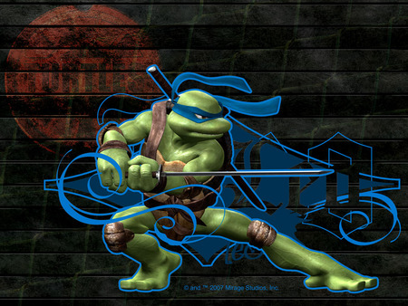 Leonardo - turtle, ninja, tmnt