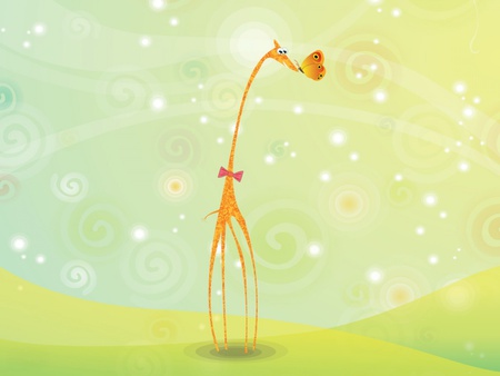 i am a little giraffe - abstract, 3d and cg