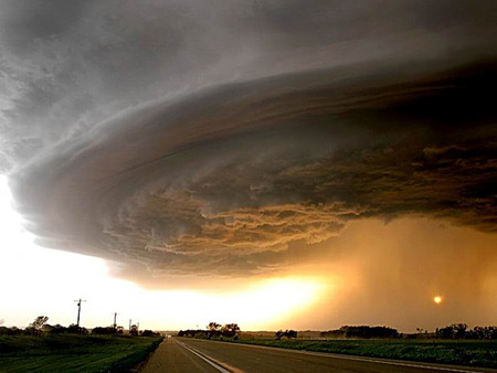 Clouds - nature, sky, hot, clouds, storm, scene