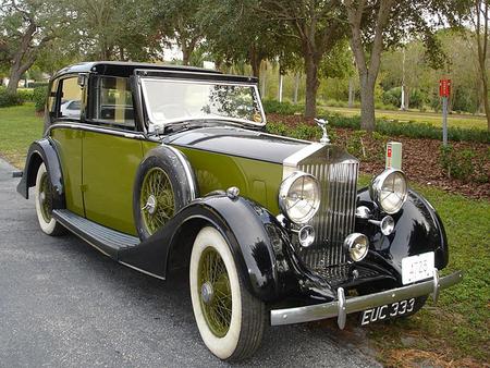 1937-Rolls Royce Sedanca DeVille - classic, rolls royce, deville