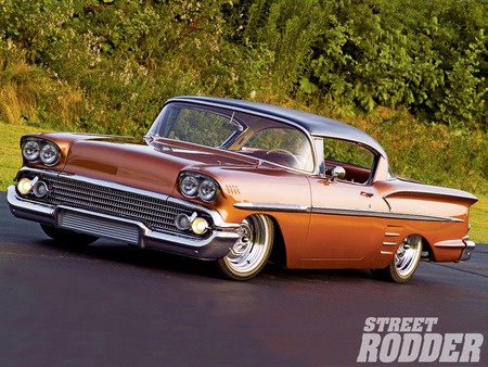 Impala 58 - impala, bowtie, chevy, classic