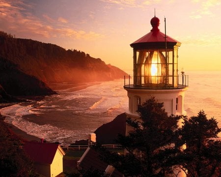 devils elbow state park oregon - architecture, lighthouses