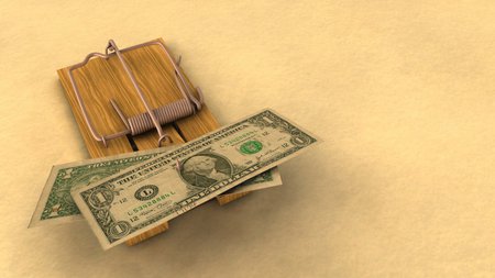 effect of printing money on economy - abstract, 3d and cg