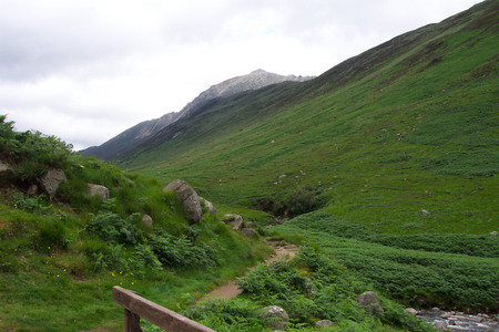 just over the mountain  - nature, mountains