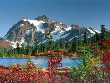 look to the mountain - mountains, nature