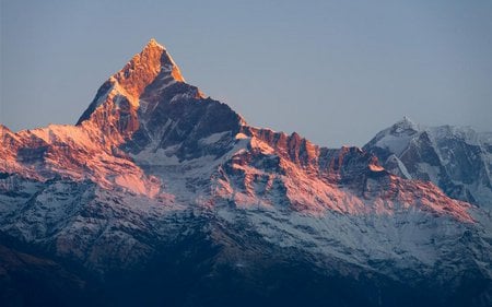 machhapuchhre mountain - mountains, nature