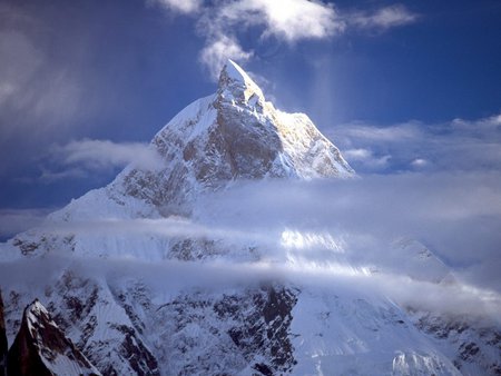 masherbrum peak pakistan - nature, mountains