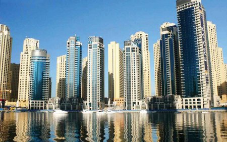 modern architecture dubai marina - skyscrapers, architecture, modern