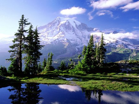 mountain background - mountains, nature