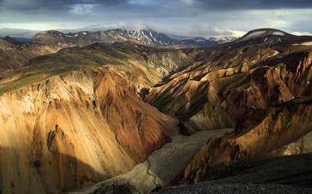 mountan valley dream - mountains, nature