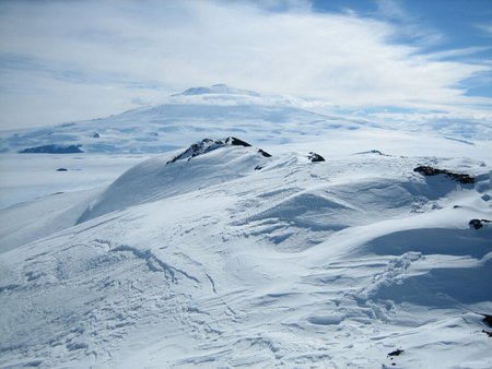 mount erebus antarctica - mountains, nature