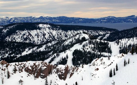 other side of the mountain - mountains, nature