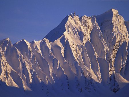 peak chugach mountains alaska - nature, mountains