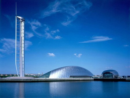 scotland modern architecture glasgow tower - architecture, modern