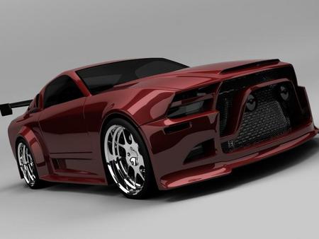 Mustang - car, mustang, ford, tuning, digiart