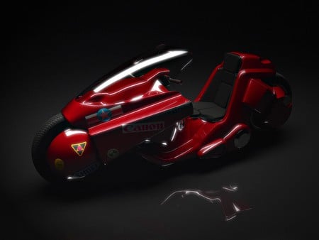 Kanedas Bike - kanedas bike, akira, bike, anime, kaneda, motorcycle