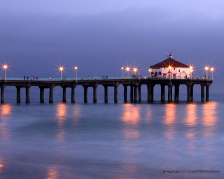 A Manhattan Beach Sunset - california, manhattan beach