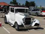 1929 ford model A coupe white