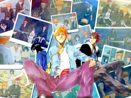 3 Friends - renji, ichigo, rukia, bleach