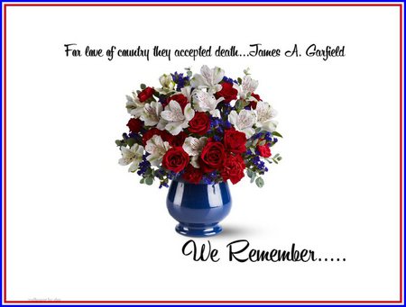 we remember flowers - america, memorial day, red white blue, remember