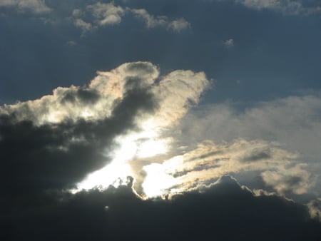 cloudy sky - cloud, sky, nature