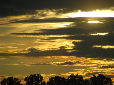 burning sky - cloud, fire, sky, burn, nature