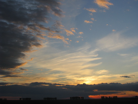 twilight - clouds, nature, sky, twilight