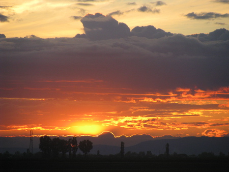 sunset - beauty, sunset, nature