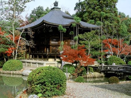 Japan - Kyoto - Temple Seiryoji - japan, temple seiryoji, kyoto