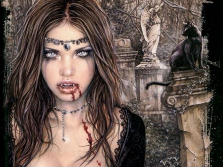 Vampire - vampirism, victoria frances, blood, dark, dark art, bloodsucker, vampire