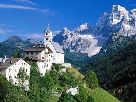 italy the dolomites alps - architecture, religious