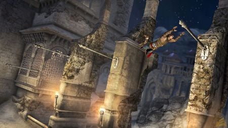 Risky..... - ubisoft, warrior, 2010, stunt, pop tfs, fighting, prince of persia, prince of persia the forgotton sands, hero, action, adventure, pop, video game