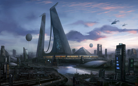 Sci-fi City - city, sci-fi