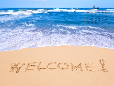 June Summer 2010 - welcome, see, blue