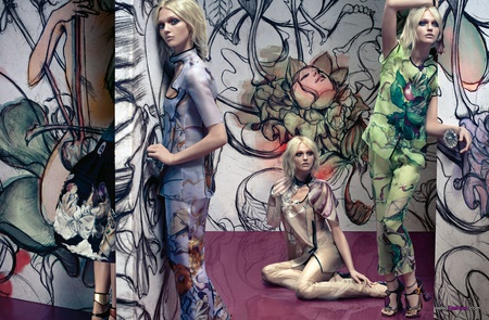 Prada - graffiti, fashion, women, prada