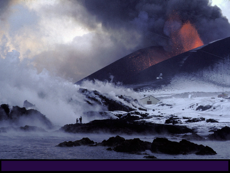 power of nature - forces, volcanoes, nature, beach, fire, power, mountains