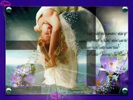 devotion - moon, dream, crocus, sea