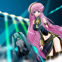 Megurine Luka and Hatsune Miku